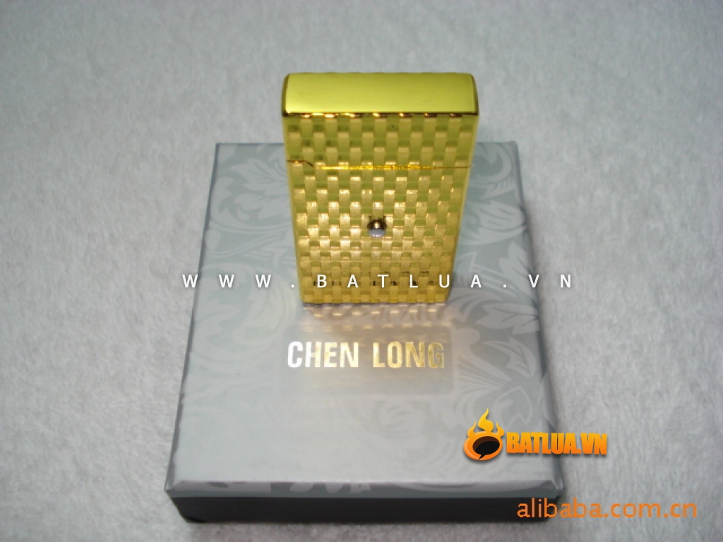Bật lửa cảm ứng ChenLong CL326 vân sóng caro MS33 040