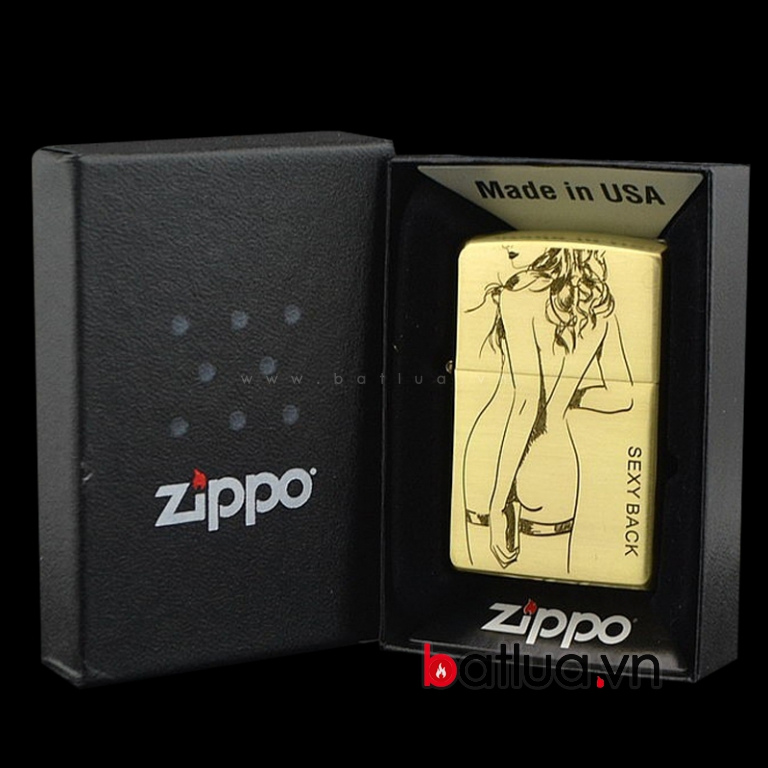 Bật lửa Zippo chính hãng back Sexy American