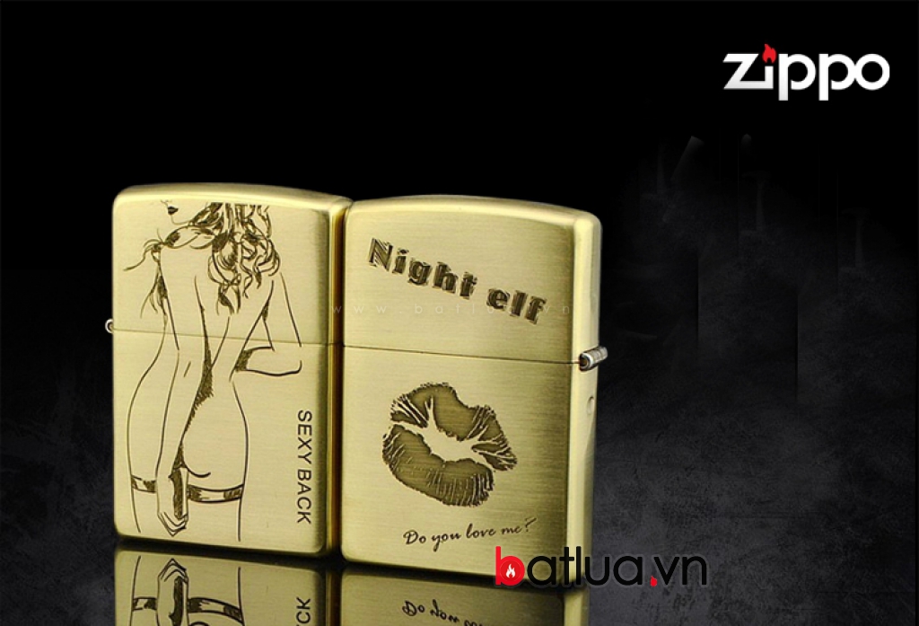 Bật lửa Zippo chính hãng back Sexy American