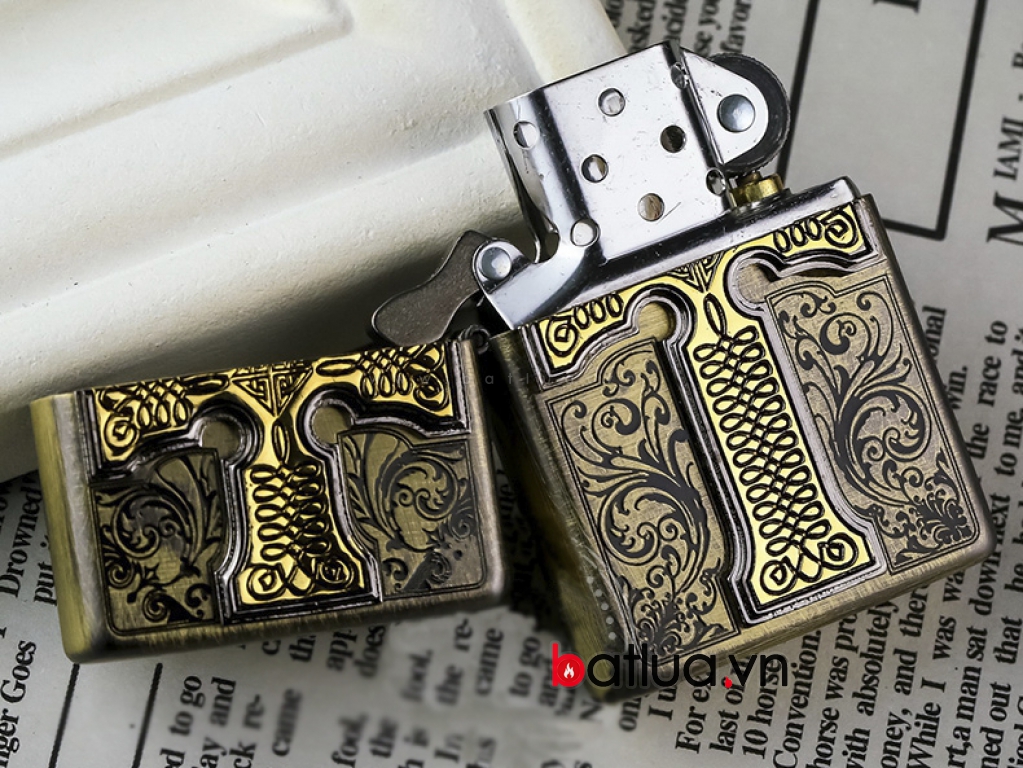 Bật lửa Zippo khắc hoa văn Keliduosi