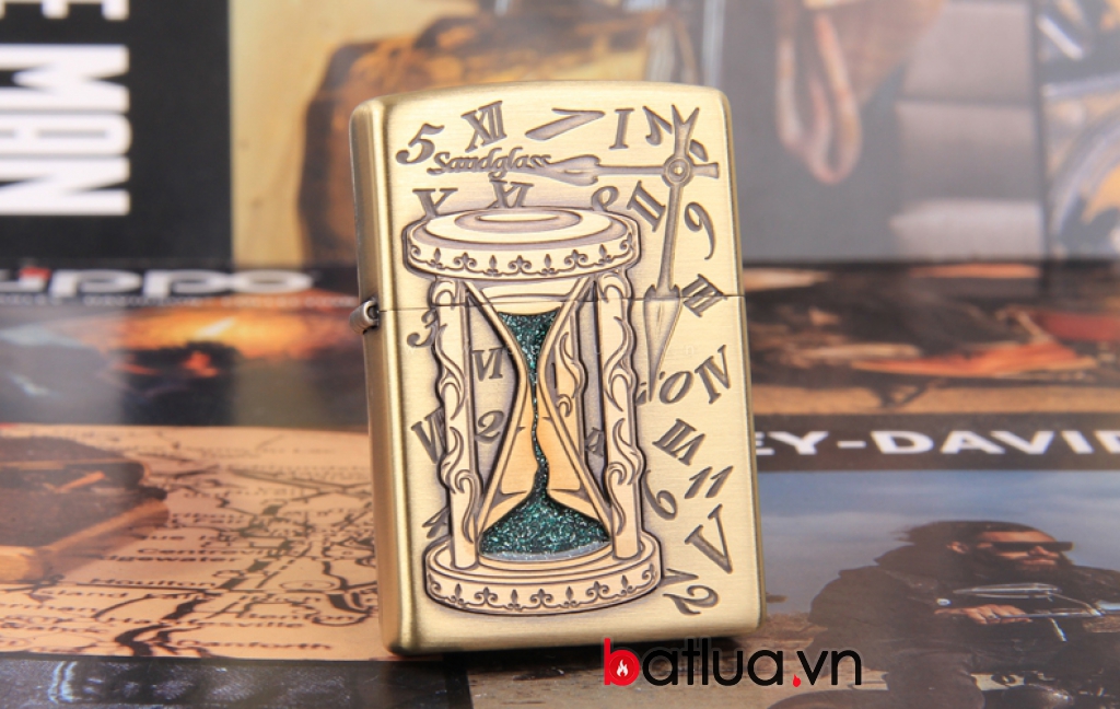 Bật lửa Zippo phiên bản Sandglass đồng hồ cát