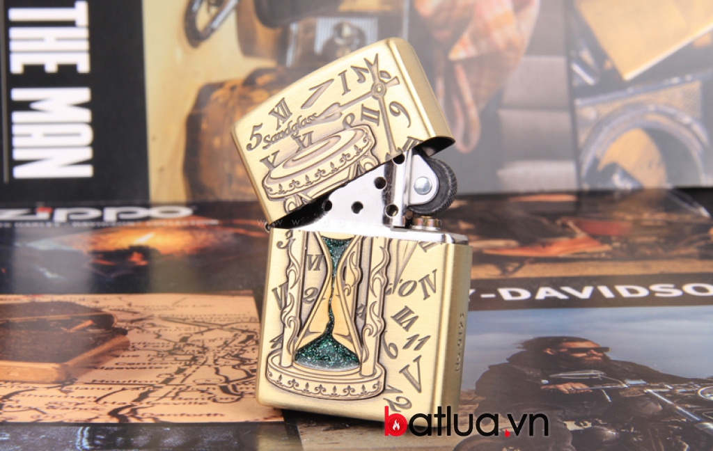 Bật lửa Zippo phiên bản Sandglass đồng hồ cát