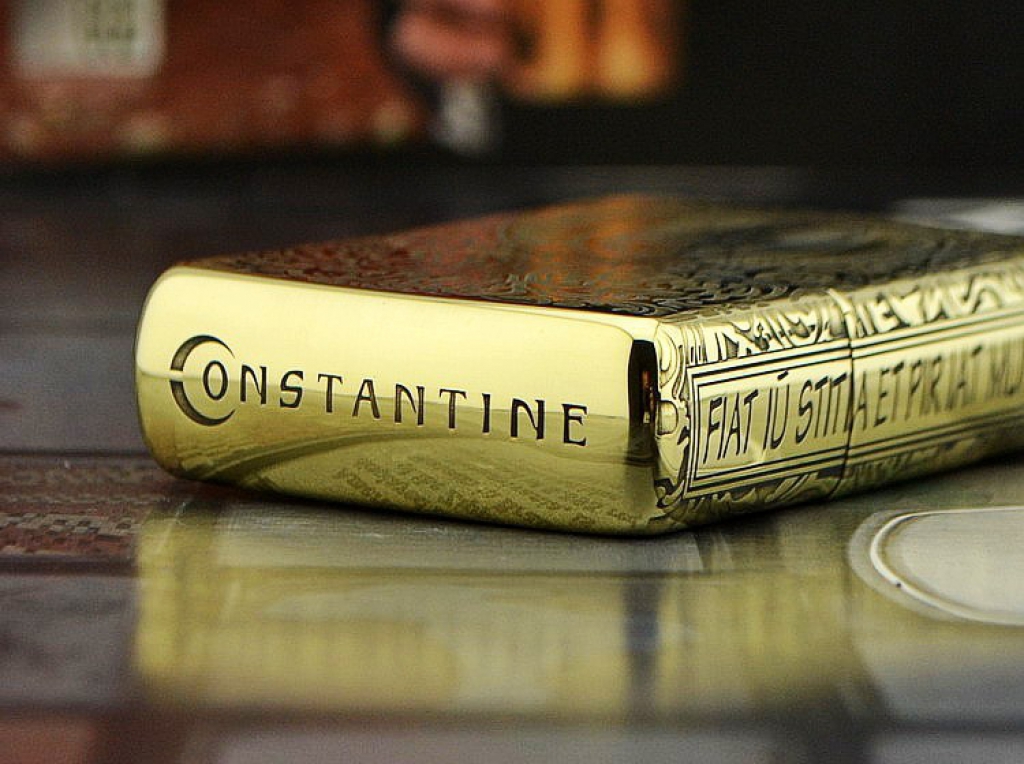 Zippo Chính Hãng Đồng Khăc Nổi Constantine Phiên Bản 254B