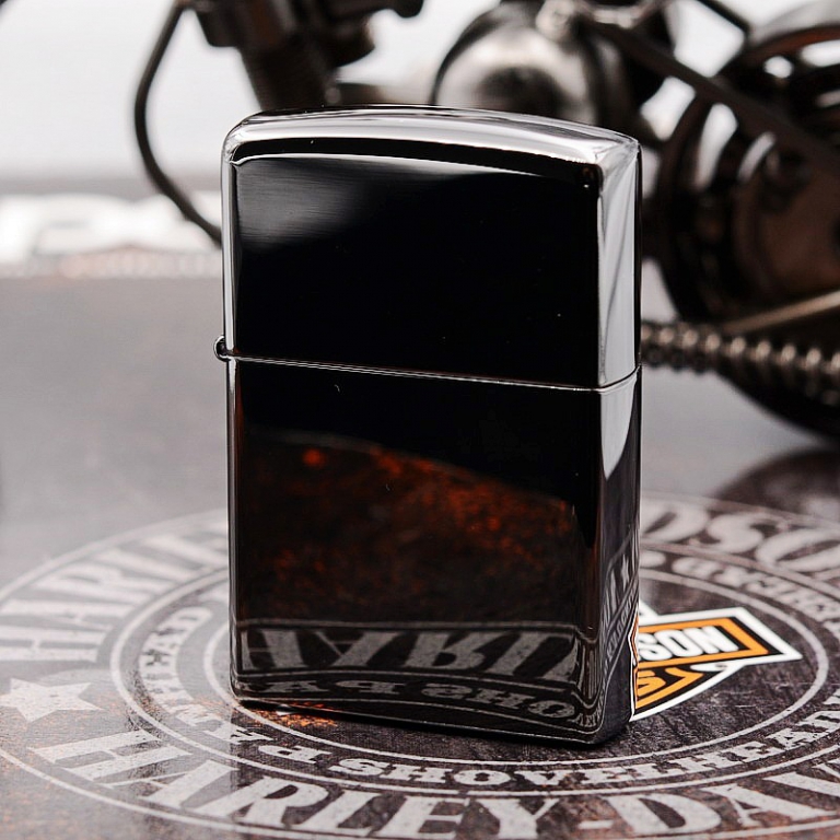 Zippo Chính Hãng Phiên Bản Hàn Quốc Băng Đen Titan