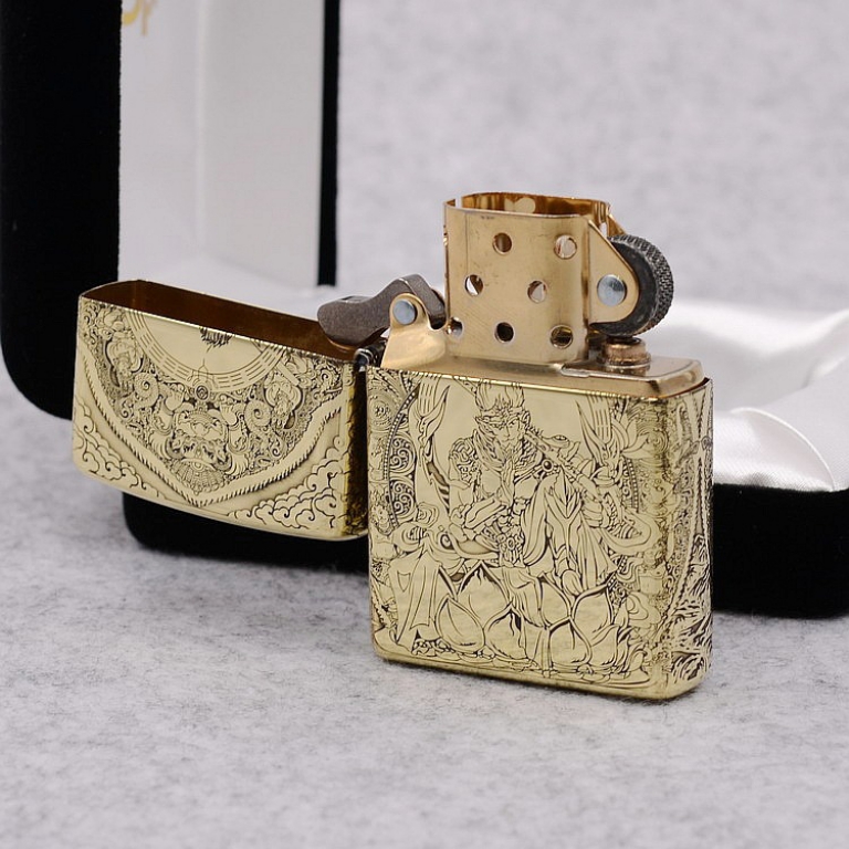 Zippo Chính Hãng Đồng Bóng Khắc Tề Thiên Đại Thánh Phiên Bản Amor