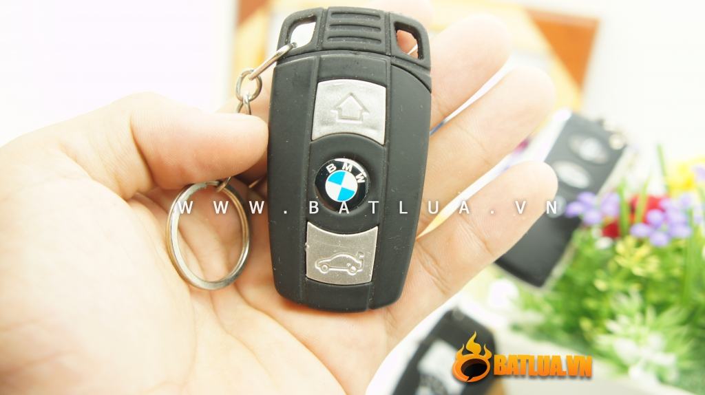 Bật lửa kiêm móc khóa xe ô tô BMW - Lửa khò MS88 095