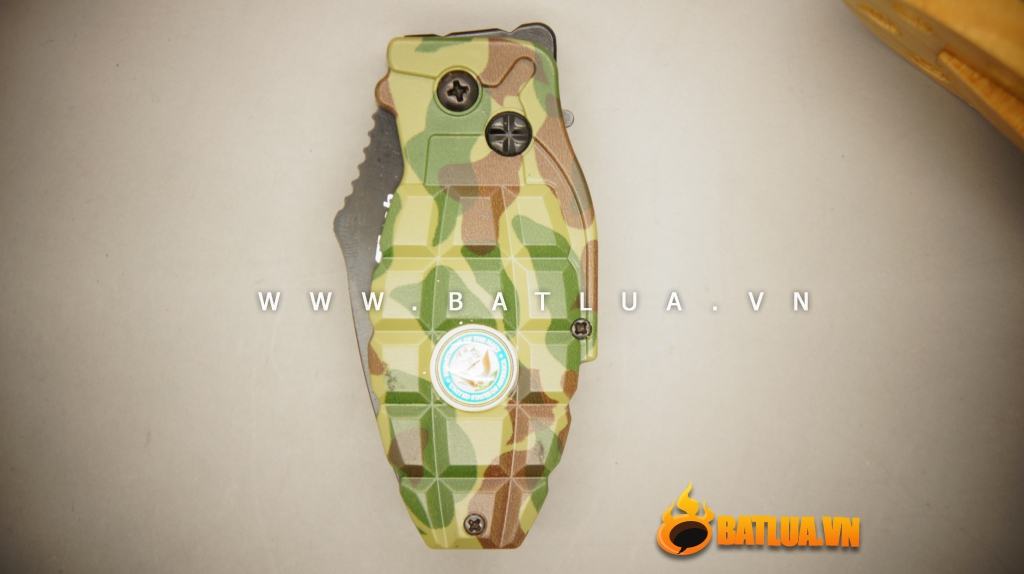 Bật Lửa Quả Lựu Đạn Màu Lính - MS55 021
