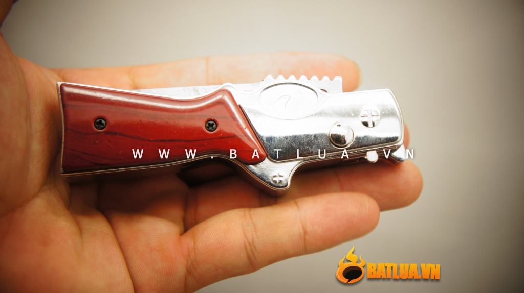 Bật Lửa dao bấm Kiểu Dáng Súng Kíp - MS55 019