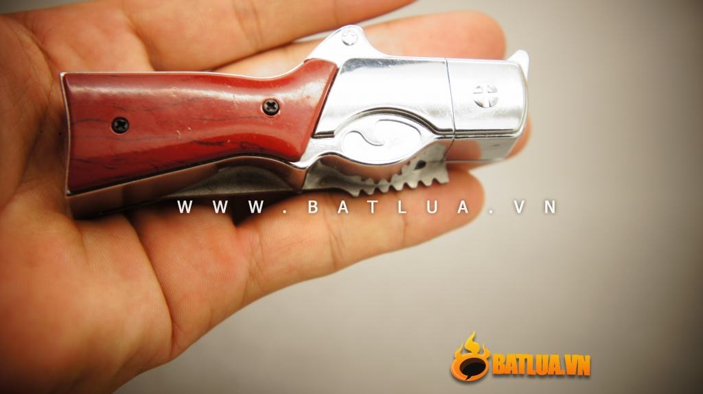 Bật Lửa dao bấm Kiểu Dáng Súng Kíp - MS55 019