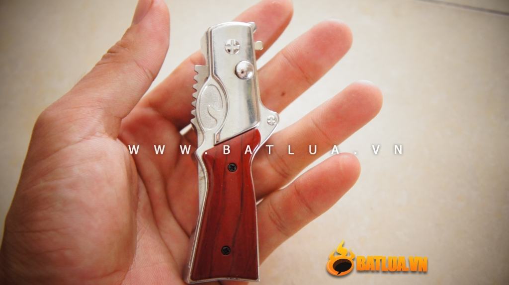 Bật Lửa dao bấm Kiểu Dáng Súng Kíp - MS55 019