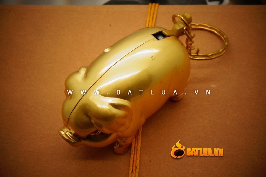 Bật lửa hình chú heo vàng may mắn MS88 006