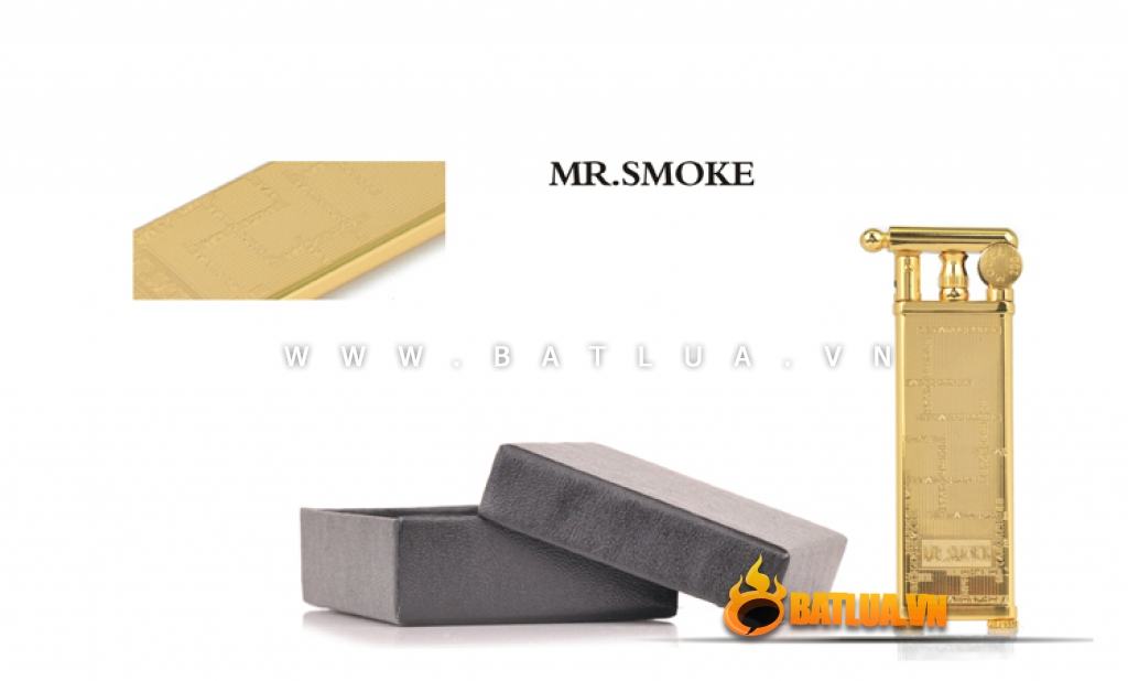 Bật lửa Mr. Smoke chính hãng Nhật Bản cấu tạo từ đồng nguyên chất bản Golden JP007