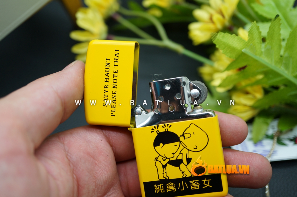 Bật lửa đánh lửa bằng đá ngộ nghĩnh kiểu dáng zippo MS88 022