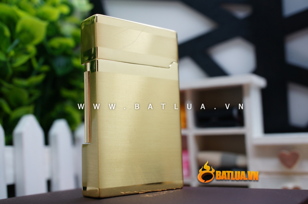 Bật lửa KUBOY màu vàng óng KUBOY K1-35