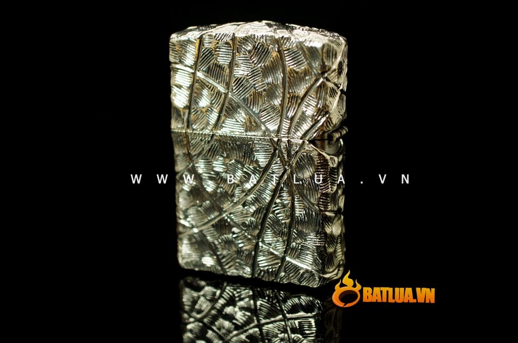 Bật lửa zippo chính hãng cấu tạo sang trọng với hoa văn đẹp