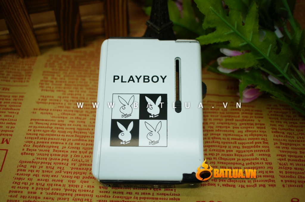 hộp đựng thuốc lá Playboy loại trắng ( đựng 10 điếu )