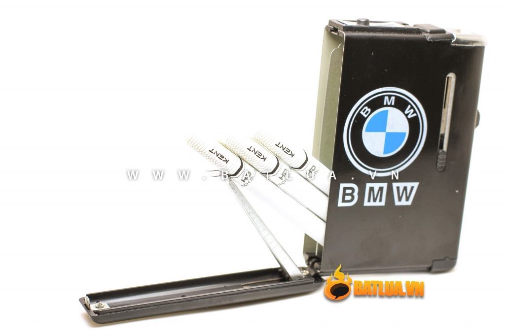 Hộp đựng thuốc đa năng kiêm bật lửa Nhãn hiệu xe BMW sang trọng