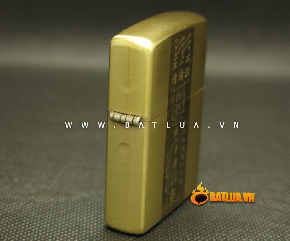 Bật lửa Zippo chính hãng đồng khắc bùa âm dương ngũ hành