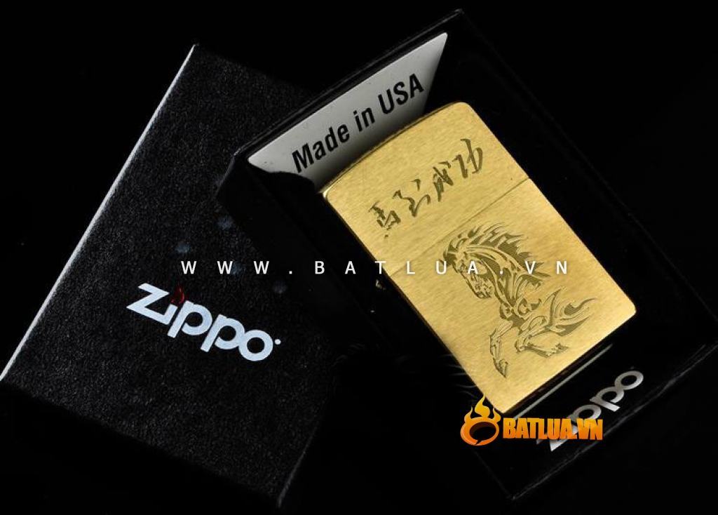 Bật lửa Zippo chính hãng 204B khắc mã đáo thành công