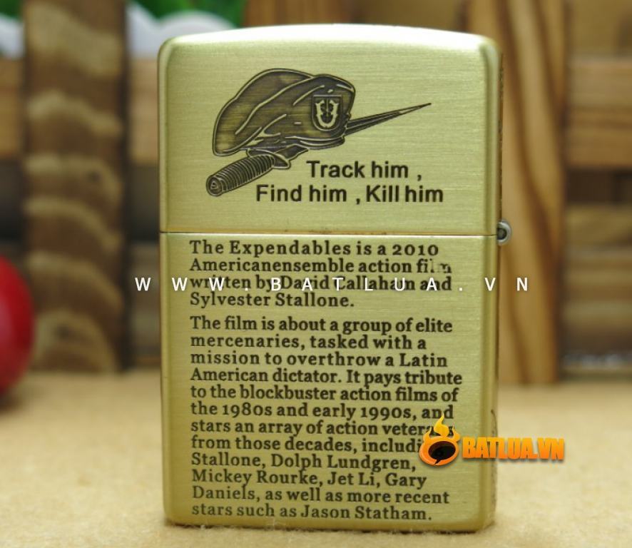 Bật lửa Zippo chính hãng The Expendables