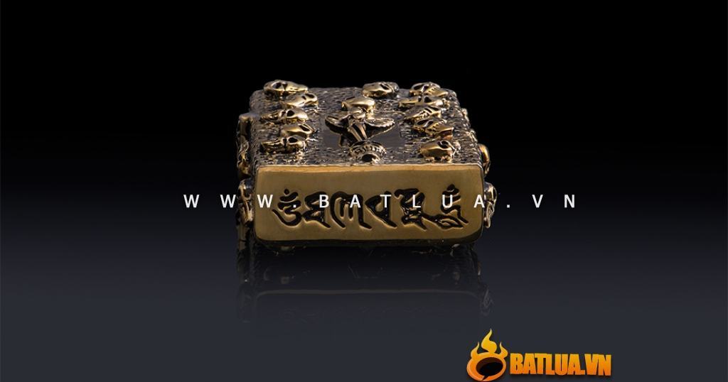 Bật lửa Zippo chính hãng Skeleton Gold Angel Wings