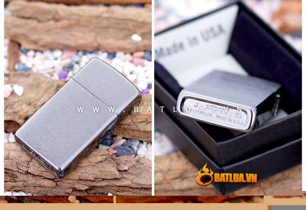 Bật lửa Zippo chính hãng 1600 kiểu dáng đứng