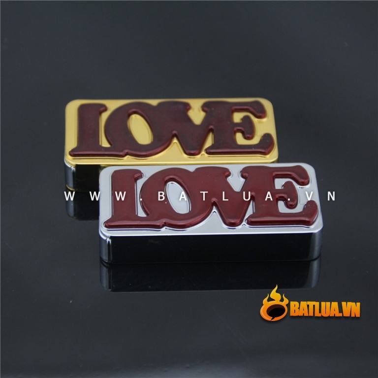 Bật lửa chữ love Fq-609 ( lừa khò )