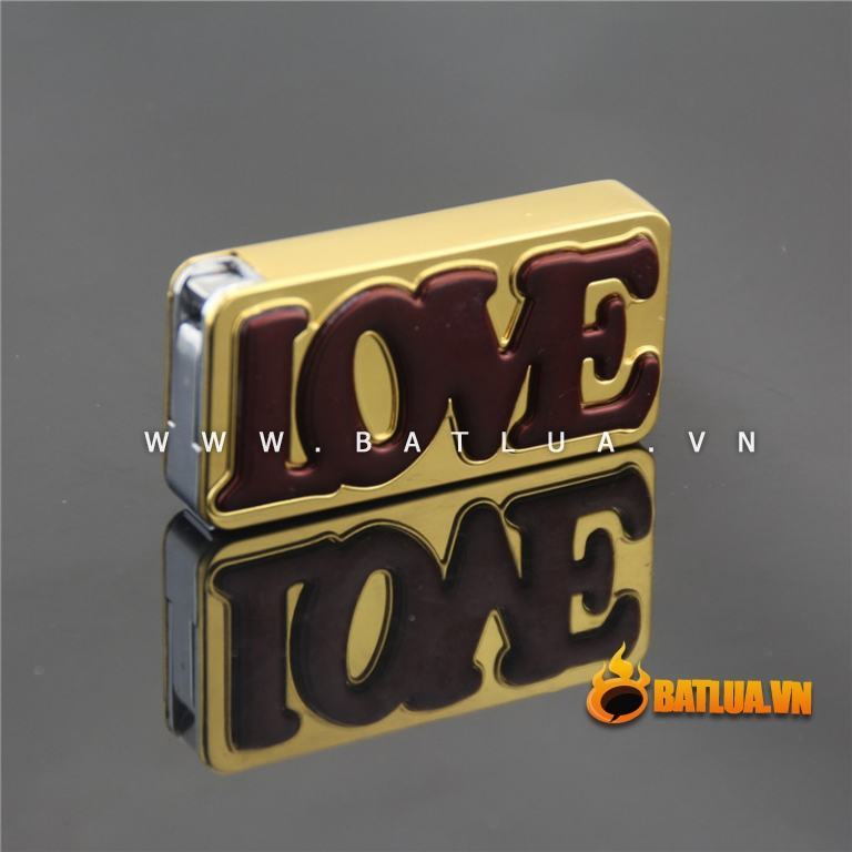 Bật lửa chữ love Fq-609 ( lừa khò )