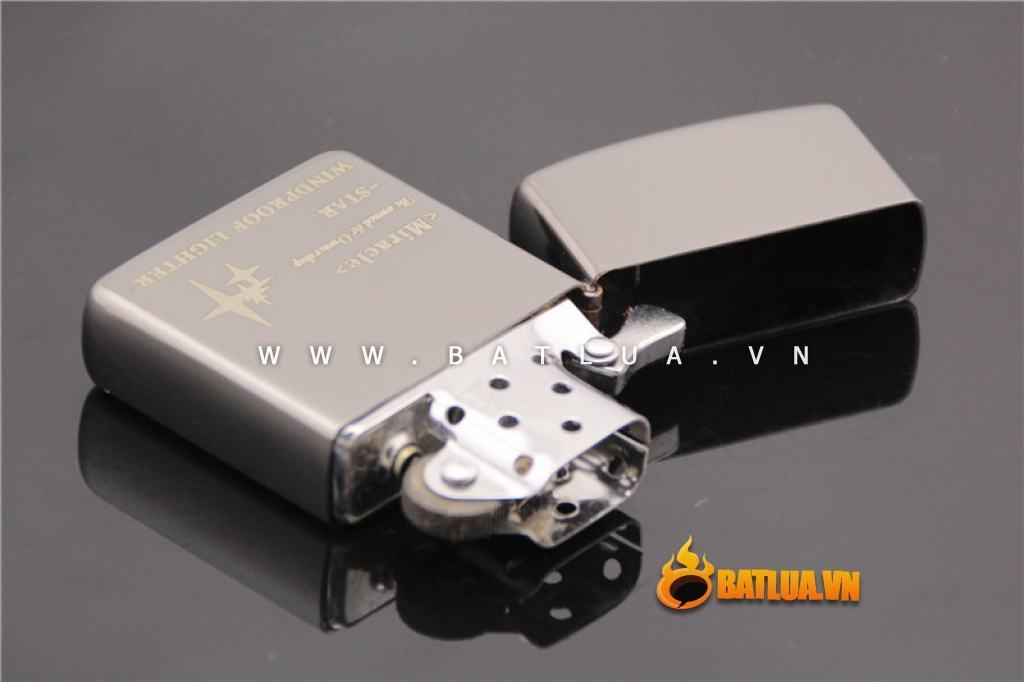 Bật lửa Star trơn kiểu dáng zippo cực đẹp