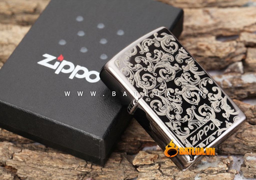 Bật lửa Zippo chính hãng 150 in hoa văn