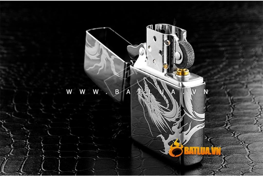 Bật lửa Zippo chính hãng rồng cách điệu quấn xung quanh