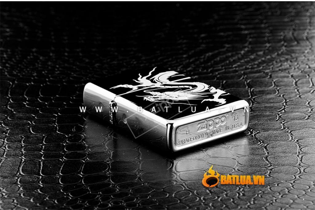 Bật lửa Zippo chính hãng rồng cách điệu quấn xung quanh