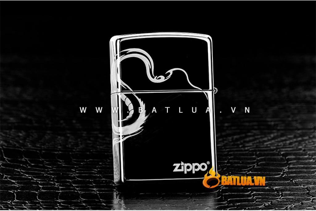 Bật lửa Zippo chính hãng rồng cách điệu quấn xung quanh