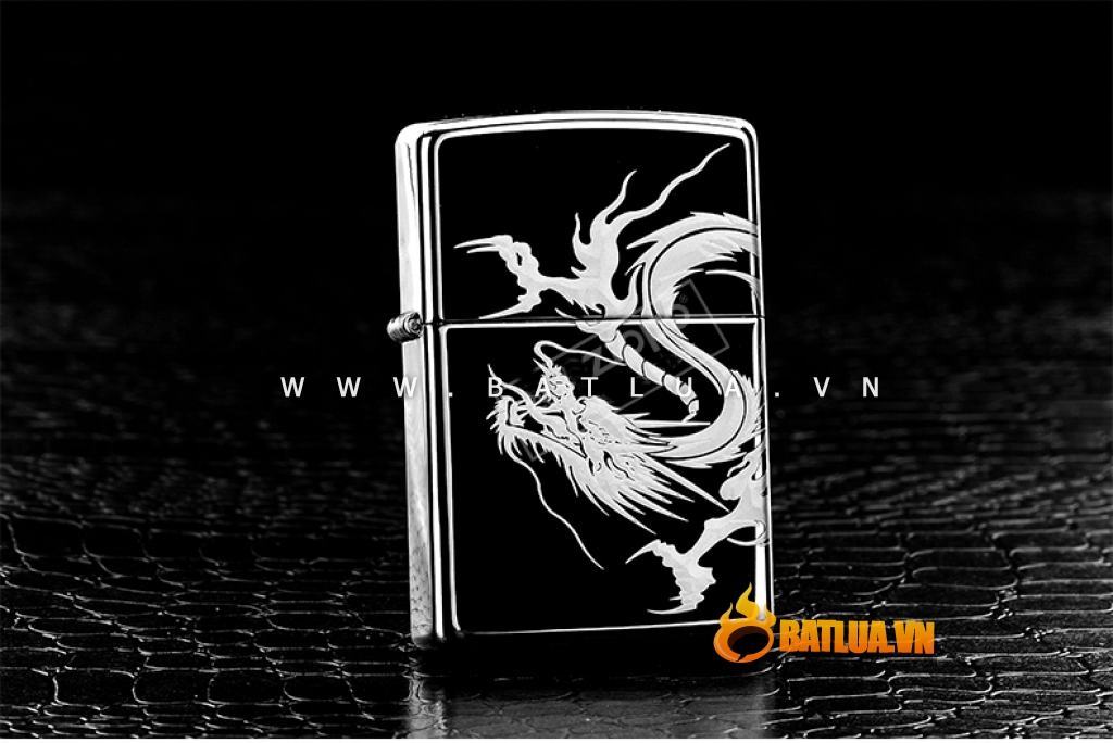 Bật lửa Zippo chính hãng rồng cách điệu quấn xung quanh