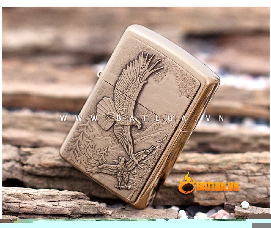 Bật lửa Zippo chính hãng 20854 khắc đại bàng săn mồi