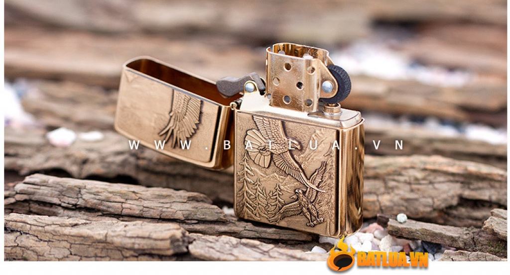 Bật lửa Zippo chính hãng 20854 khắc đại bàng săn mồi