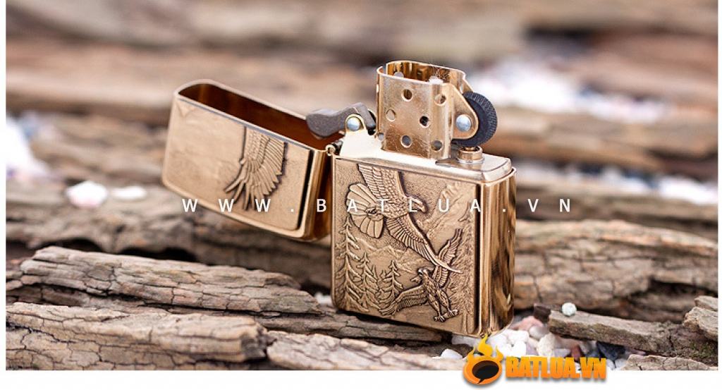 Bật lửa Zippo chính hãng 20854 khắc đại bàng săn mồi