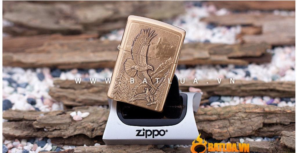 Bật lửa Zippo chính hãng 20854 khắc đại bàng săn mồi