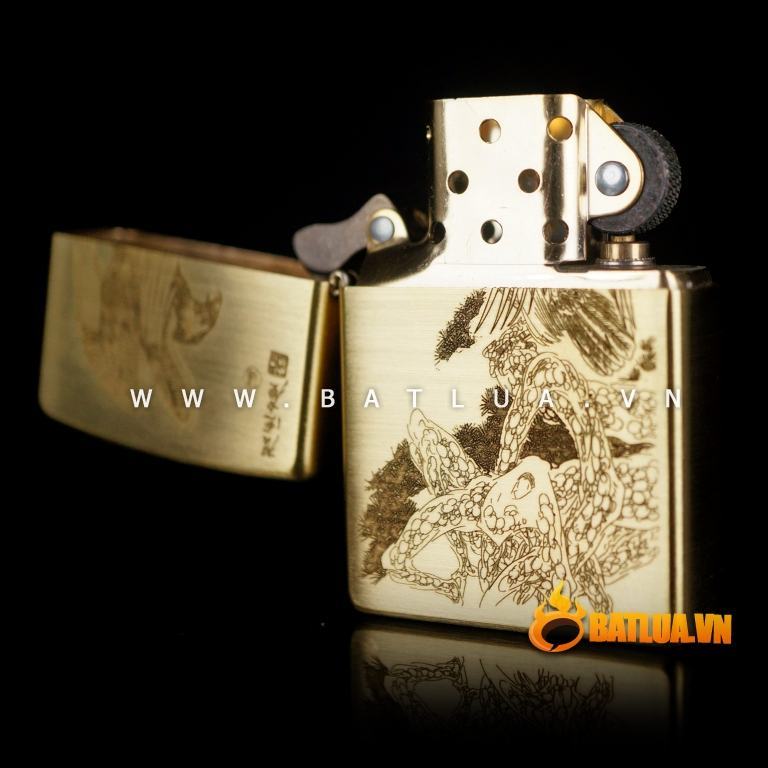 Bật lửa zippo chính hãng hình chim đại bàng dũng mạnh