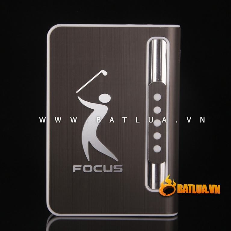 Hộp đựng thuốc lá đa năng kiêm bật lửa Focus YH-027