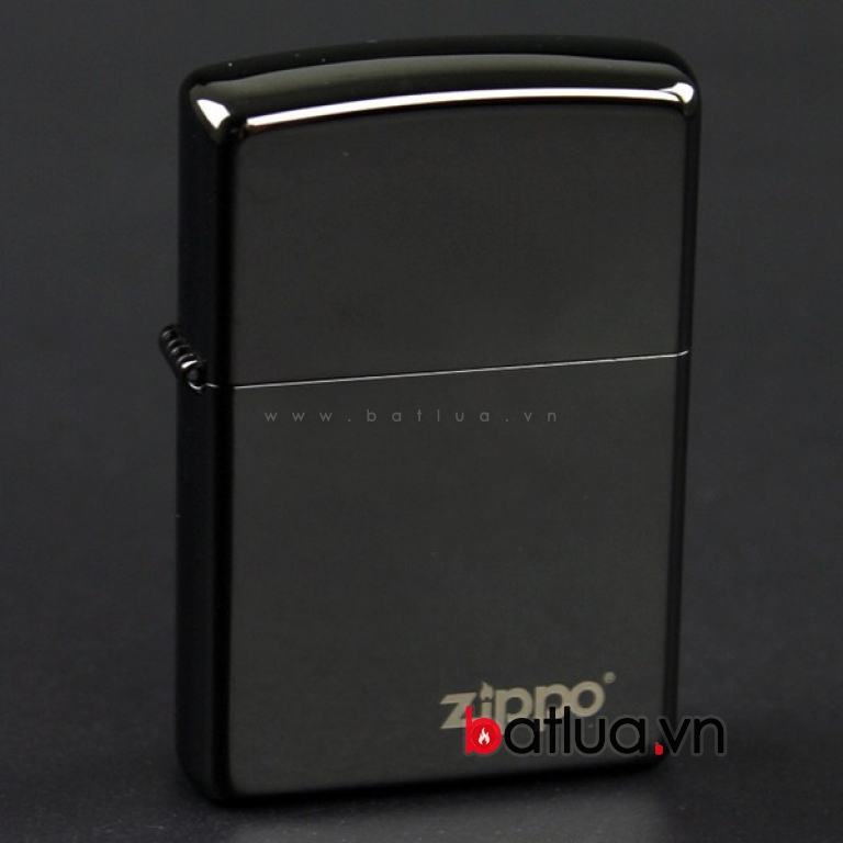 Bật lửa zippo chính hãng đen bóng 150