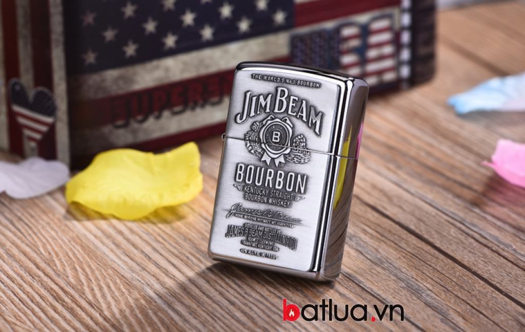 Bật lửa zippo chính hãng nhãn hiệu Jim Beam