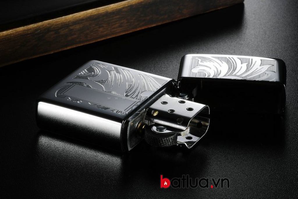 Bật lửa zippo chính hãng khắc hoa văn