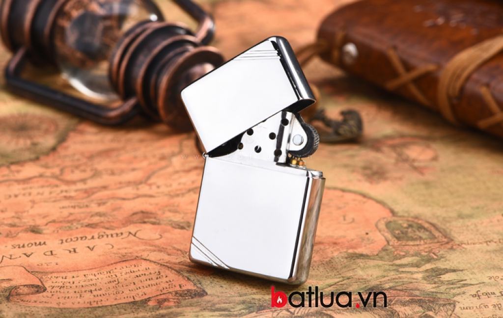 Bật lửa zippo chính hãng phiên bản Cutaway bạc mịn