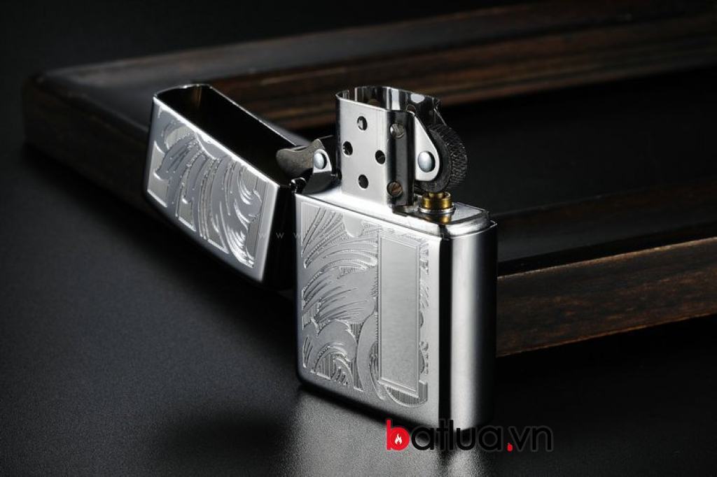 Bật lửa zippo chính hãng khắc hoa văn