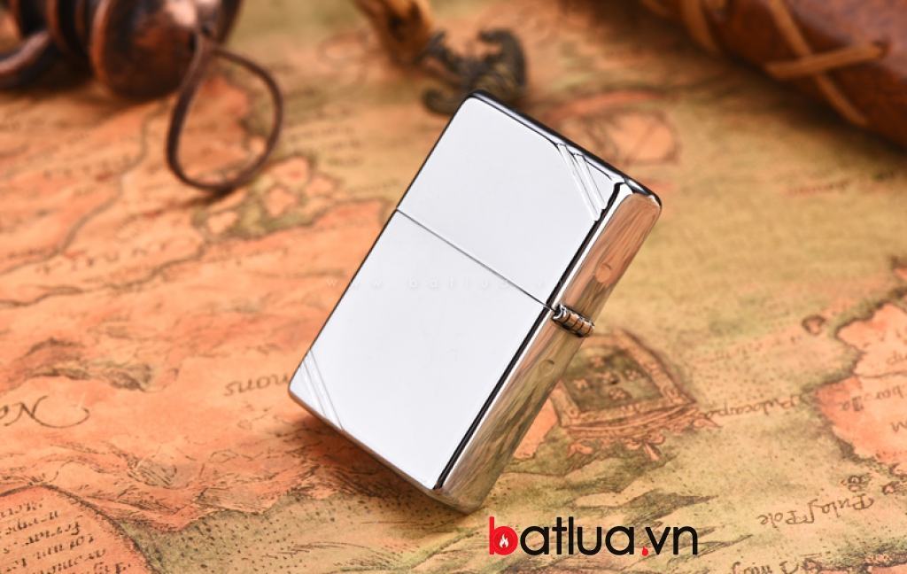 Bật lửa zippo chính hãng phiên bản Cutaway bạc mịn