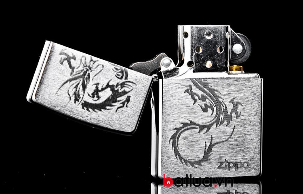 Bật lửa zippo phiên bản rồng cuộn Ver