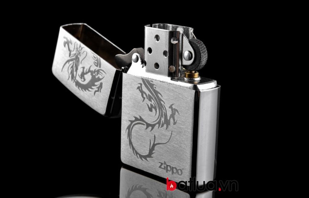 Bật lửa zippo phiên bản rồng cuộn Ver