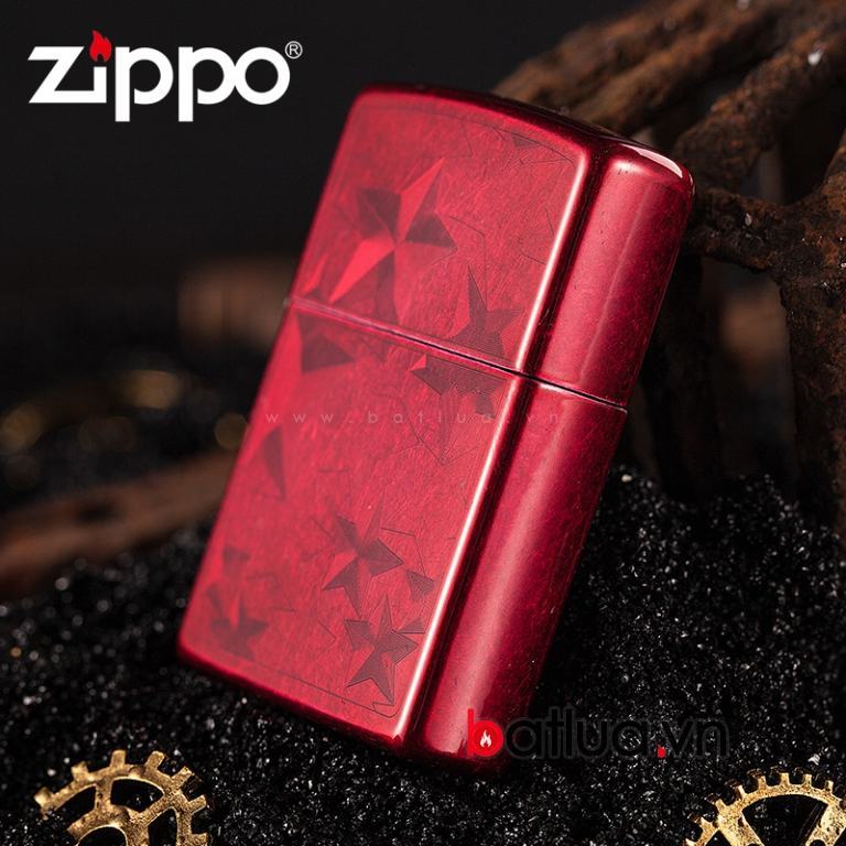 Bật lửa Zippo Classic Iced Stars phiên bản 2010