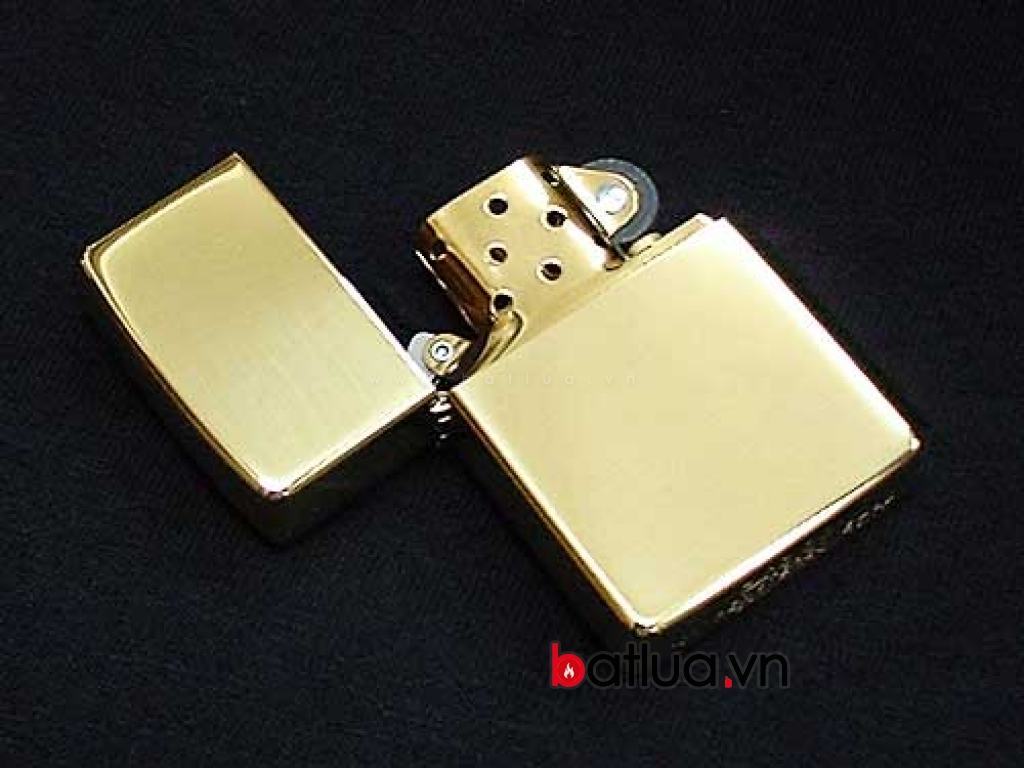 Bật lửa Zippo Vàng 18K nguyên khối